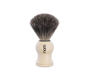 Barberingsutstyr - nom GUSTAV shaving brush Pure Badger Cream - GUSTAV 81 CR