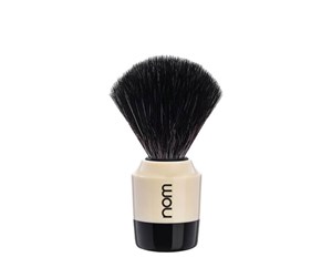 Barberingsutstyr - nom MARTEN shaving brush Black Fibre Cream - MARTEN 21 CR