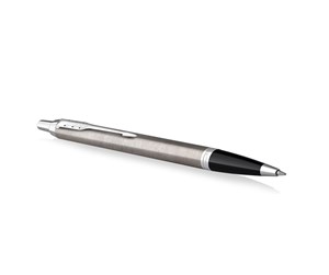 Skrive- & Tegneverktøy - Parker IM Ballpoint Pen | Stainless Steel with Chrome Trim | Medium Point with Blue Ink Refill | Gift Box - 2143631