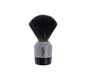 Barberingsutstyr - nom MARTEN shaving brush Black Fibre Grey - MARTEN 21 GR