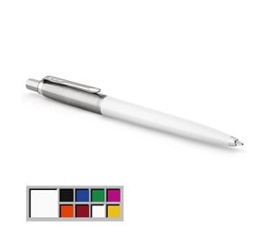 Skrive- & Tegneverktøy - Parker Jotter Originals Ballpoint Pen | Classic White Finish | Medium Point | Blue Ink - 2096874