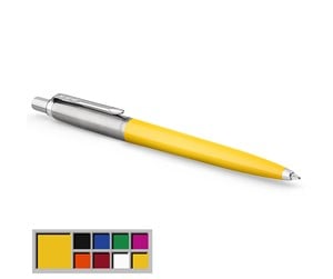 Skrive- & Tegneverktøy - Parker Jotter Originals Ballpoint Pen | Classic Yellow Finish | Medium Point | Blue Ink | 1 Count - 2076056