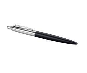 Skrive- & Tegneverktøy - Parker Jotter XL Ballpoint Pen | Richmond Matte Black | Chrome Trim | Medium Point | Blue Ink | Gift Box - 2068358