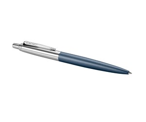 Skrive- & Tegneverktøy - Parker Jotter XL Ballpoint Pen | Primrose Matte Blue with Chrome Trim | Medium Point Blue Ink | Gift Box - 2068359