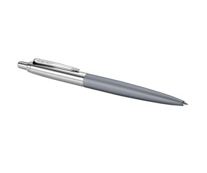 Skrive- & Tegneverktøy - Parker Jotter XL Ballpoint Pen | Alexandra Matte Grey with Chrome Trim | Medium Point Blue Ink | Gift Box - 2068360