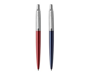 Skrive- & Tegneverktøy - Parker Jotter London Duo Discovery Pack | with Ballpoint Pen (Red Kensington) & Gel Pen (Royal Blue) - 2033154