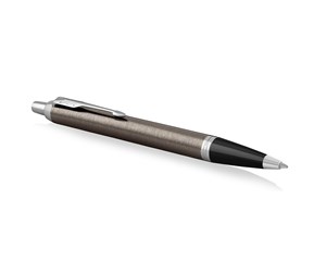 Skrive- & Tegneverktøy - Parker IM Ballpoint Pen | Dark Espresso with Medium Point Blue Ink Refill | Gift Box - 1931671