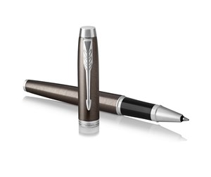 Skrive- & Tegneverktøy - Parker IM Rollerball Pen | Dark Espresso | Fine Point Black Ink | Gift Box - 1931664