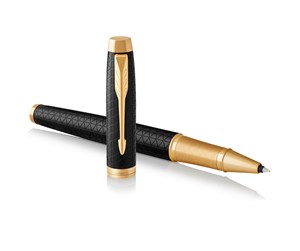 Skrive- & Tegneverktøy - Parker IM Rollerball Pen | Premium Black | Fine Point Black Ink | Gift Box - 1931660