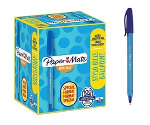 Skrive- & Tegneverktøy - Paper Mate InkJoy 100ST Ballpoint Pens | Medium Point (1.0 mm) | Blue | 100 Count - S0977420