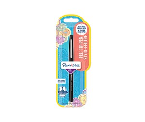 Skrive- & Tegneverktøy - Paper Mate Flair Felt Tip Pens | Medium Point (0.7mm) | Black | 1 Count - 2030922