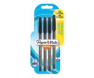 Skrive- & Tegneverktøy - Paper Mate InkJoy 100ST Ballpoint Pens | Medium Point (1.0mm) | Black | 4 Count - 1956714