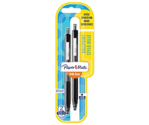 Skrive- & Tegneverktøy - Paper Mate InkJoy 300RT Retractable Ballpoint Pens | Medium Point (1.0mm) | Black Ink | 2 Count - 1956478