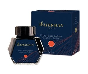 Skrive- & Tegneverktøy - Waterman Fountain Pen Ink | Audacious Red | 50ml Bottle - S0110730