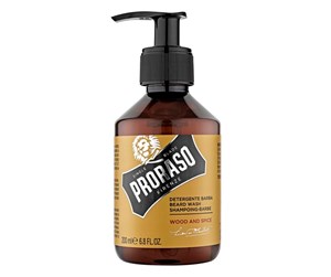 Ansiktspleie - PRORASO Beard shampoo Wood & Spice - 200 ml. - 400750