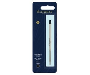 Skrive- & Tegneverktøy - Waterman Ballpoint Pen Refill | Fine Point | Black Ink | 1 Count - 1964017