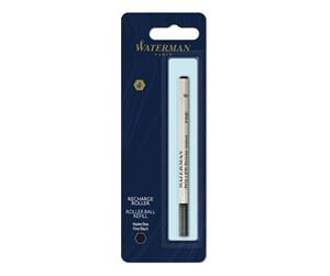 Skrive- & Tegneverktøy - Waterman Rollerball Pen Refill | Fine Point | Black Ink | 1 Count - 1964019