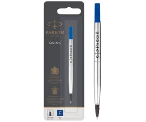 Skrive- & Tegneverktøy - Parker Rollerball Pen Refill | Fine Point | Blue QUINK Ink | 1 Count - S0881210