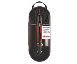 Skrive- & Tegneverktøy - Rotring Compact Rapid Adjustment Compass | 360mm - S0676580