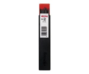 Skrive- & Tegneverktøy - Rotring Tikky Mechanical Pencil Lead Refills | 2.0 mm | 12 Count - S0230451