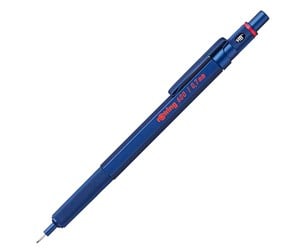 Skrive- & Tegneverktøy - Rotring 600 Mechanical Pencil | 0.7 mm | Blue All-Metal Body Propelling Pencil | Non-Slip Knurled Grip & Hexagonal Barrel - 2114267