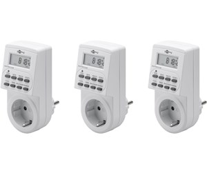 Elektriske apparater - Pro 3 pcs Digital timer white - controls electronic - 4040849555442