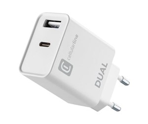 Mobil - Adaptere og ladere - CELLULAR Line - ACHIPHUSB2PD20WW