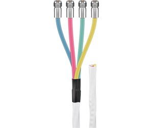 Antennekabler - Pro 80 dB Quattro coax- antenna cable set 2x shielded - 4040849673306