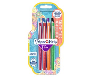 Skrive- & Tegneverktøy - Paper Mate Flair Felt Tip Pens | Medium Point (0.7mm) | Assorted Colours | 8 Count - 2028645