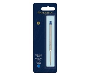 Skrive- & Tegneverktøy - Waterman Ballpoint Pen Refill | Fine Point | Blue Ink | 1 Count - 1964016