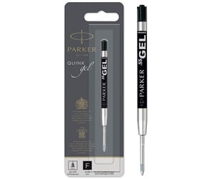 Skrive- & Tegneverktøy - Parker Gel Refill | Fine Tip (0.5mm) | Black QUINK Ink | 1 Count - 2020762