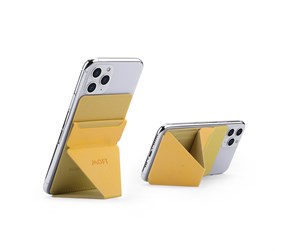 Mobil - Andre tilbehør - MOFT X Phone Stand & Wallet - Yellow - MS007-C-YLW-01