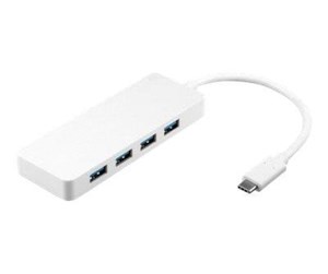 USB-hub - Goobay Multiport Adapter USB-hub - 4 porter - Hvit - 44770