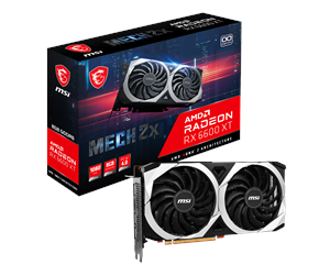 Grafikkort - MSI Radeon RX 6600 XT MECH 2X OC - 8GB GDDR6 RAM - Grafikkort - RX 6600 XT MECH 2X 8G OC