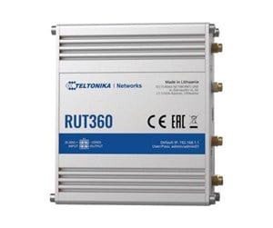 Ruter - Teltonika RUT360 LTE CAT6 Industrial Cellular Router - Wireless router N Standard - 802.11n - RUT36000000