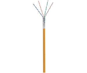 Nettverkskabel - CAT 5e network cable F/UTP 100 m orange - CCA c - 4040849932687