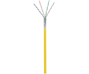 Nettverkskabel - CAT 5e network cable F/UTP 100 m yellow - CCA c - 4040849932663