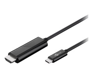 Skjermkabel - Pro HDMI - 24-pins USB-C - 1.8m - Svart - HDMI-USBC-B-1.8