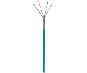 Nettverkskabel - CAT 5e network cable F/UTP 100 m green - CCA co - 93267