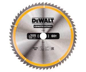 Verktøy - Dewalt Construction Circular Saw Blade Stationary - Fine Finish 305mm 60T - DT1960-QZ