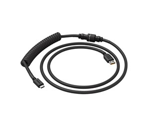 Tastatur - Glorious Coiled Cable - Phantom Black - Upgrade Accessories - Svart - GLO-CBL-COIL-BLACK