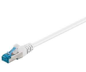 Nettverkskabel - CAT 6A patch cable S/FTP (PiMF) white 20 m - LS - 4040849941603