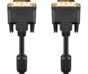 Skjermkabel - Pro DVI-D Full HD cable Dual Link gold-plated - 4040849342134