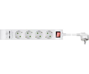 Strømkabel (ekstern) - Pro 4-way power strip with switch and two USB ports - 4040849554810