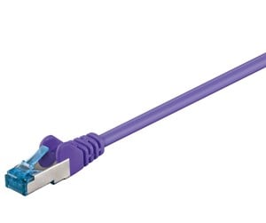 Nettverkskabel - CAT 6A patch cable S/FTP (PiMF) violet 15 m - L - 4040849941566