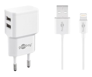 Diverse kabel - Pro Dual Apple Lightning charger set 2.4 A - 44979