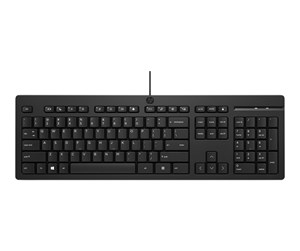 Tastatur - HP 125 - Tastatur - Nordisk - Svart - 266C9AA#UUW