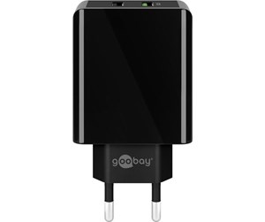 Mobil - Adaptere og ladere - Pro Dual-USB quick charger USB/QC3.0 (28W) - 4040849449567