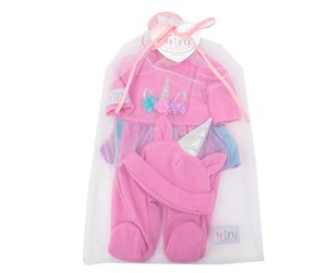 Dukker, Bamser & Utstyr - Tiny Treasures Unicorn Tutu outfit - LIN30216