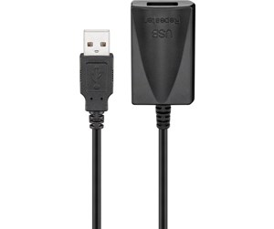 USB - Pro Active USB 2.0 extension cable black - 4040849954399